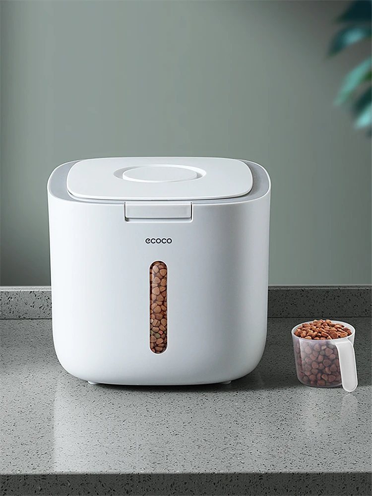 

Food Storage Bucket Pet Food Storage Sealed Moisture-Proof Storage Box Household Storage Dog Food Snack Fermentation Tank