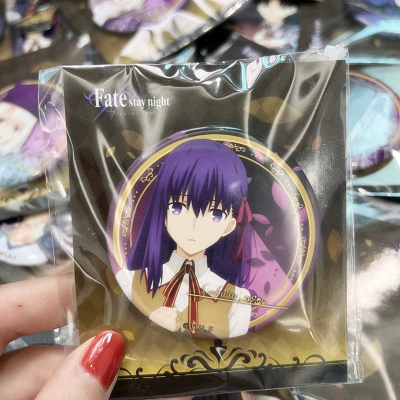 Аниме Судьба ночь вечная Небесный фил Сейбер Мато Сакура Лансер Тоосака Рин Золотая отметка брошь знак значок игрушка.
