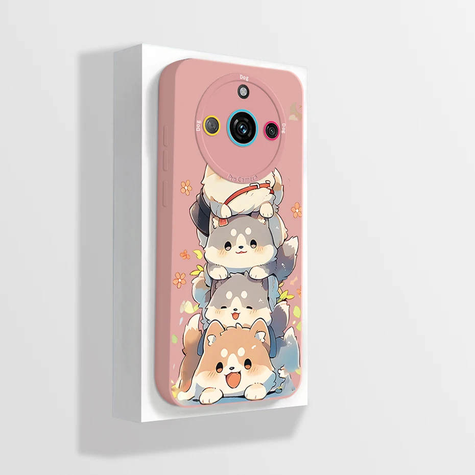 Чехол для Realme 11 Pro Plus 5G новый чехол с рисунком Narzo 60 противоударный прямыми краями