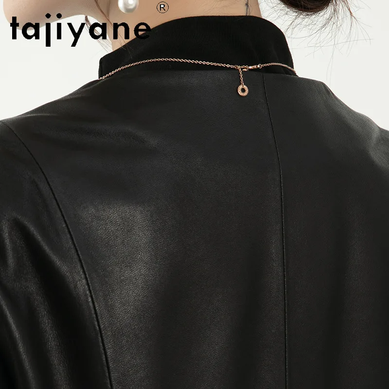 TAJIYANE Женская куртка из натуральной овчины новая верхняя одежда короткое пальто