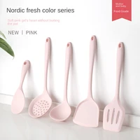 kitchenware silicone spatula five piece frying spatula set household frying spoon soup spoon rice spoon pot cooking spatula