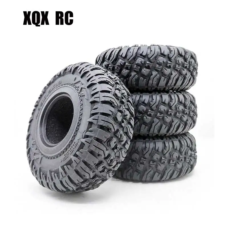 

118MM 1.9 Inch Rubber Rocks Tyres / Tires for 1:10 RC Crawler Car for Axial SCX10 90047 D90 D110