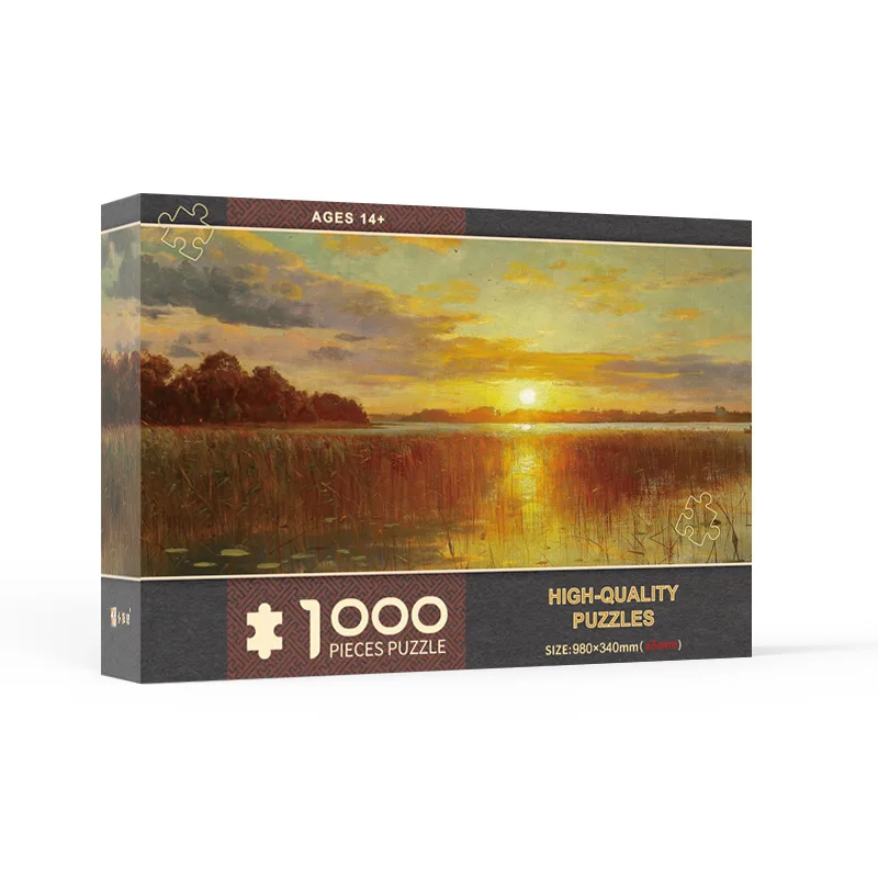 

New Colorful 1000 Pieces Puzzles For Adults Chinese Ancient Famous Painting Friend Top Quality Paper Jigsaw Games Festival Gift