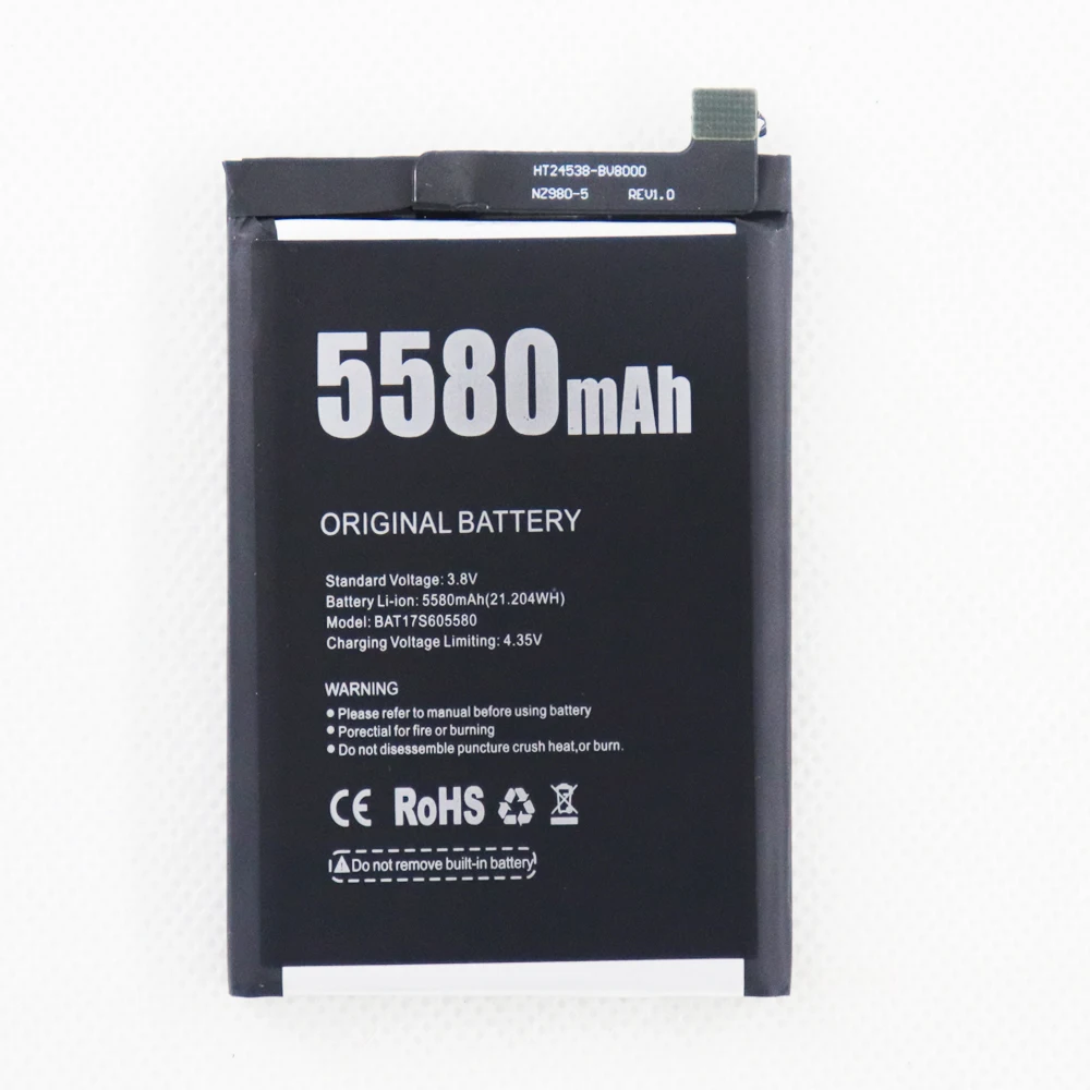 ISUNOO 5580mAh DOOGEE S60 Batterie BAT17M15580 BAT17S605580 Backup-Batterien für DOOGEE + Werkzeuge
