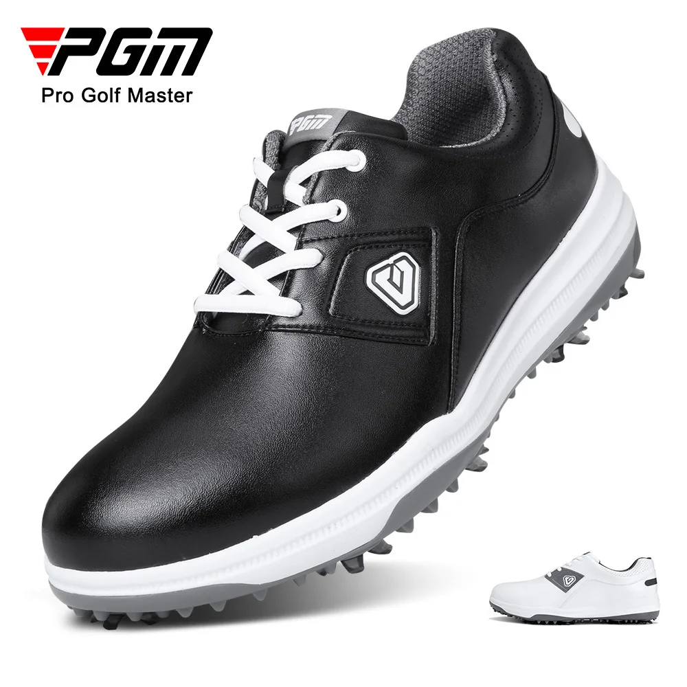 

PGM Men's Golf Shoes Shoelaces Microfiber Waterproof Anti-Slip Removable Spikes Casual Leisure Sport Sneakers Wholesale XZ193