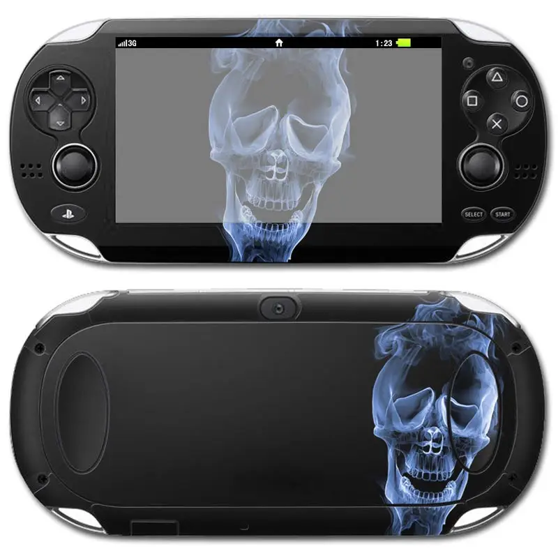 Стильная Виниловая наклейка для PSP Vita1000 Gaming Skull style