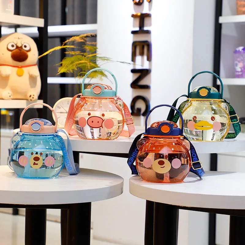 Л кружка с соломинкой Милая бутылка для воды девочек милый Бесплатная доставка