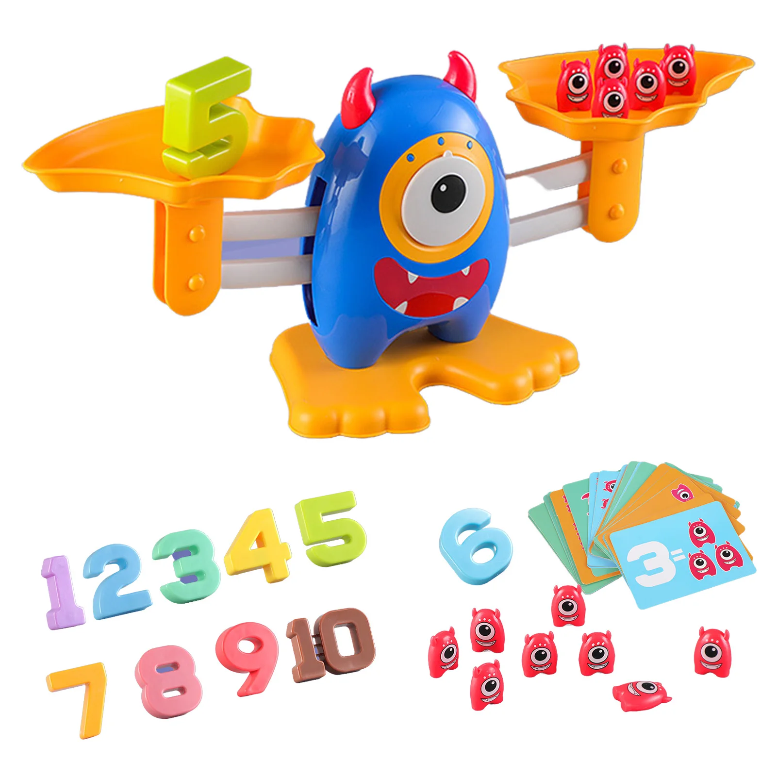 

Balance Math Game For Kids Balance Counting Toys Educational STEM Number Toy Monsters Cool Math Game For Boys Girls Preschool