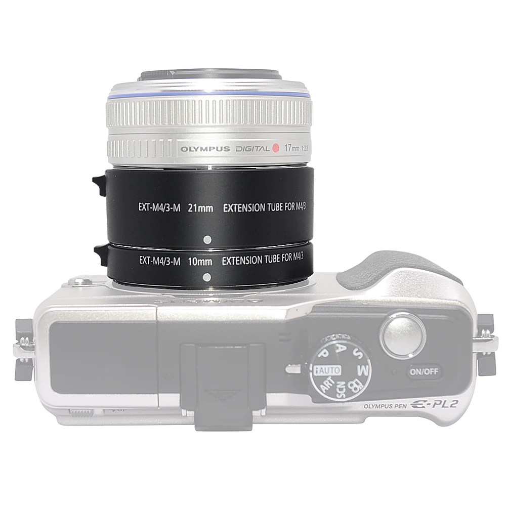 Фото Кольцо-удлинитель Mcoplus EXT-M4/3-M 10 мм 21 мм с автофокусом для макросъемки Olympus Panasonic Micro 4/3 System Camera OM-1 E-M5 III G9 №5