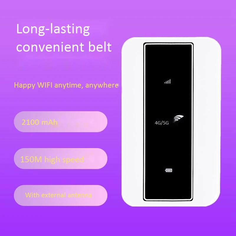 4G-роутер MiFi поддерживает стандартную SIM-карту 4G Wi-Fi-роутер 150 Мбит/с автомобильная