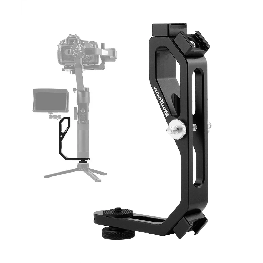 

RS Handle Grip L Type Bracket for Mount Monitor Microphone Stand for DJI Ronin S SC RS2 RS3 ZHIYUN Crane 2 2S 3 MOZA Air Gimbal