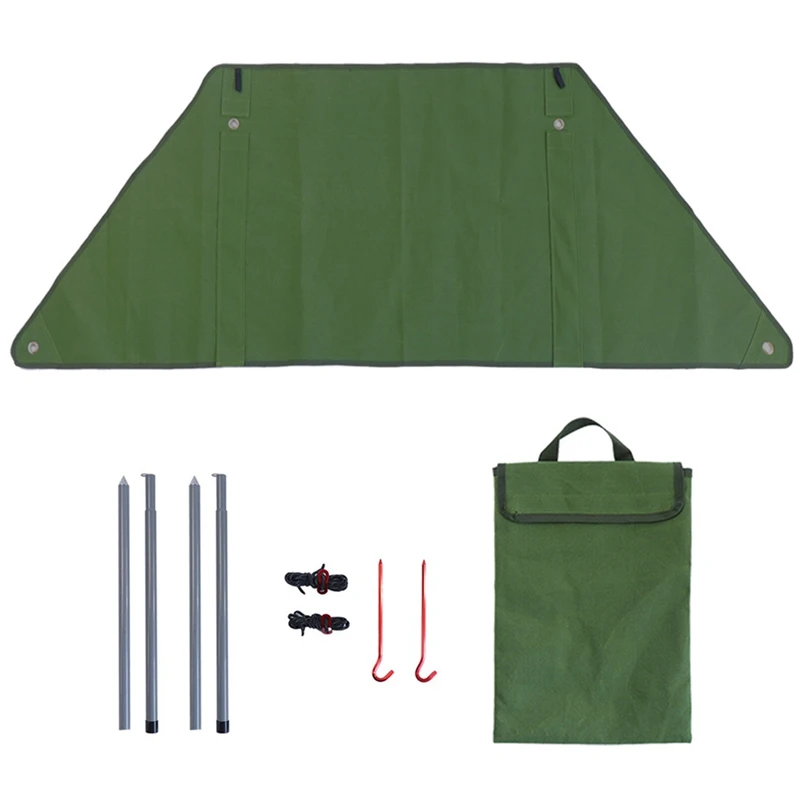 

Foldable Outdoor Camping Stove WindShield Gas Burner Windshield Wind Protector Picnic Camping Stove Windscreen