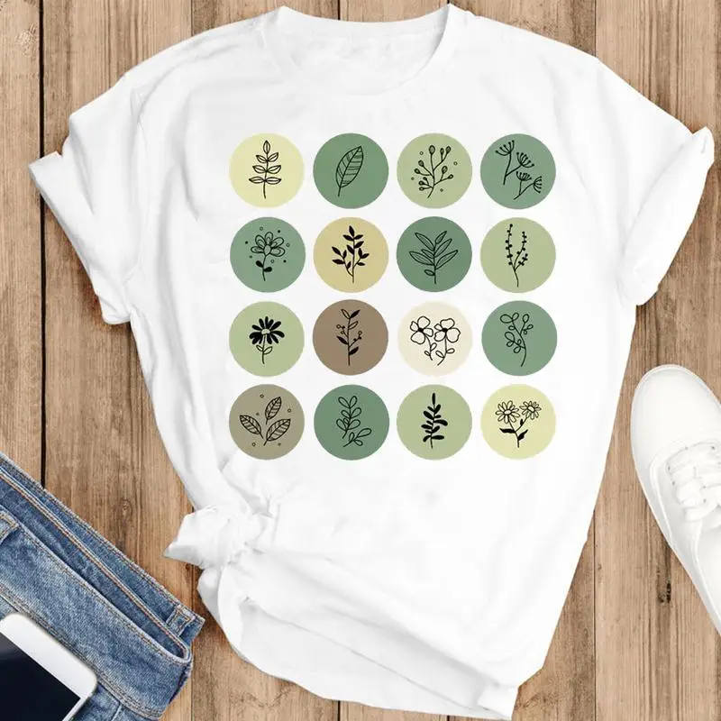 

Женская футболка с коротким рукавом и принтом, в стиле 90-х