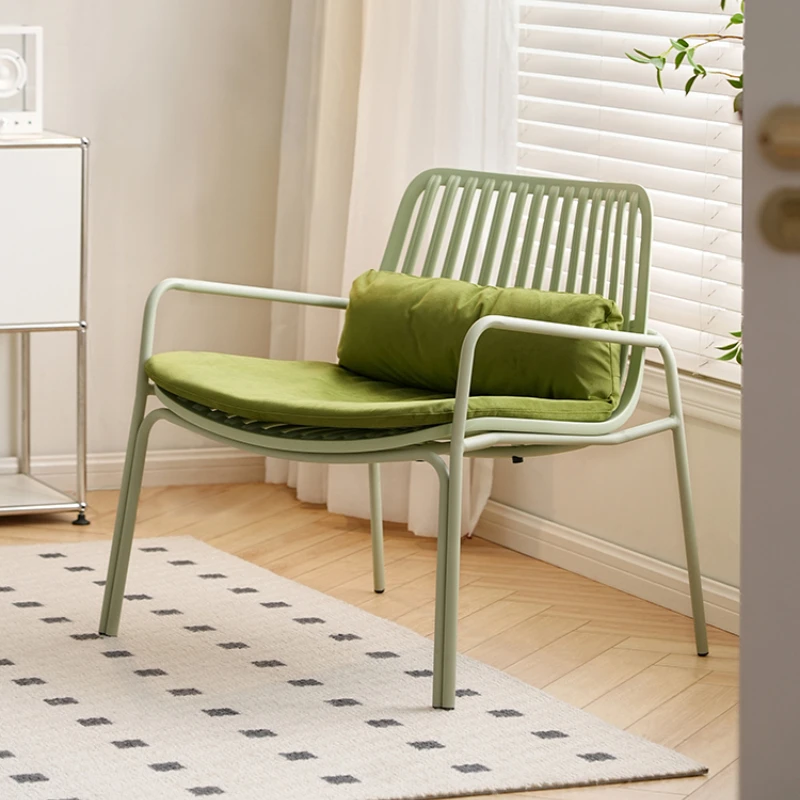 

Plastic Living Room Dining Chair Relaxing Armchair Outdoor Designer Dining Chair Garden Makeup Sessel Balcony Furniture YY50DC