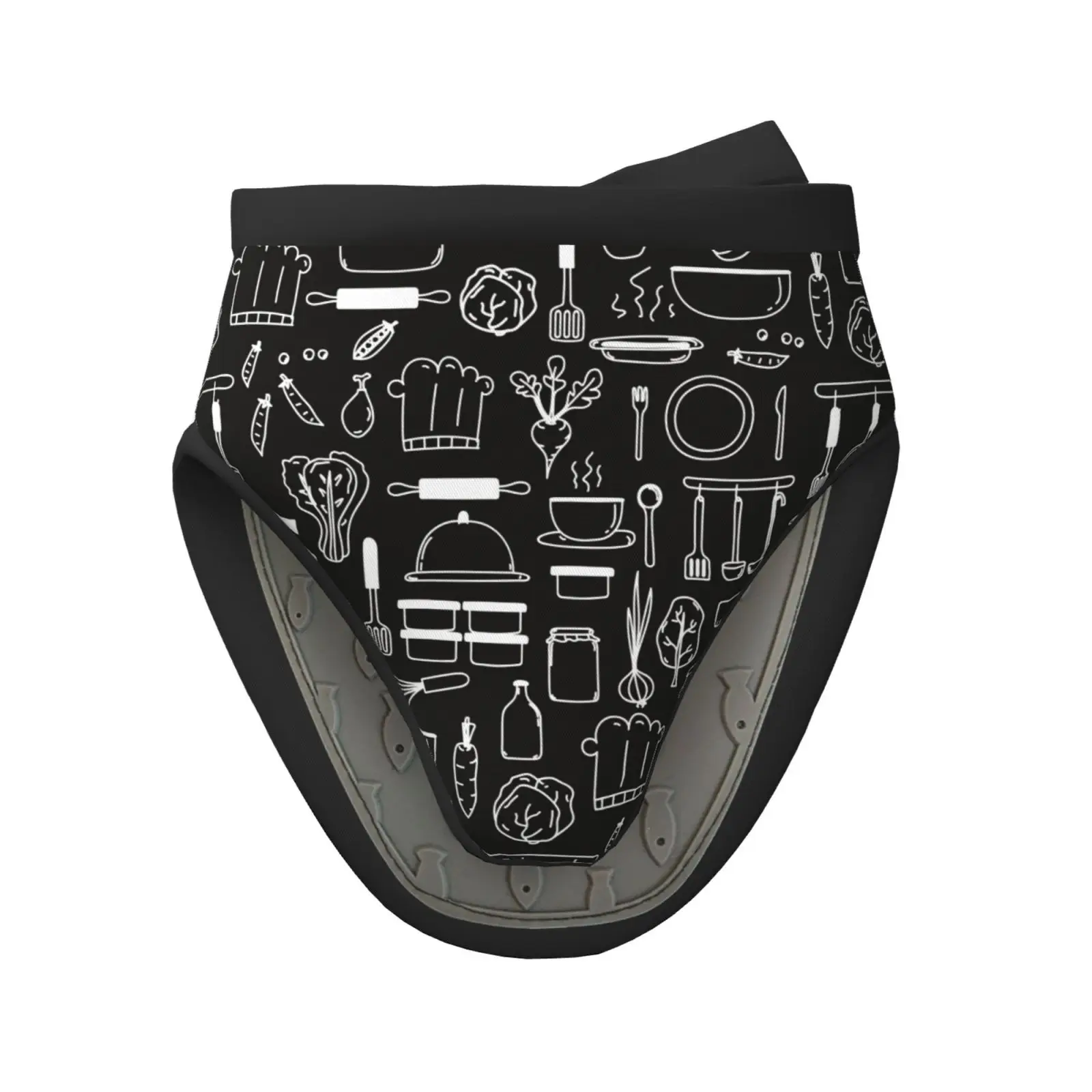 Перчатки для духовки силиконовый держатель кастрюли мини-рукавицы термостойкие