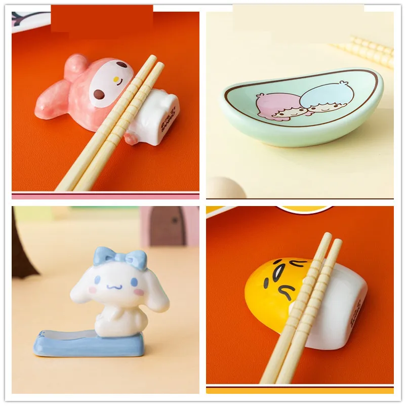 Столовая посуда столовая котенок подарки набор палочек для еды подставка