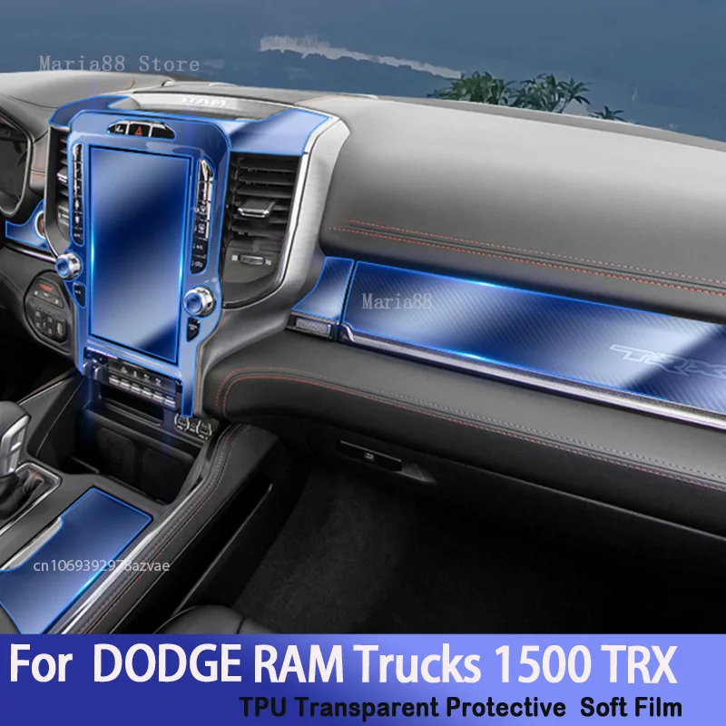 Прозрачная наклейка для ремонта салона автомобиля DODGE RAM Trucks 1500 TRX 2021-2023
