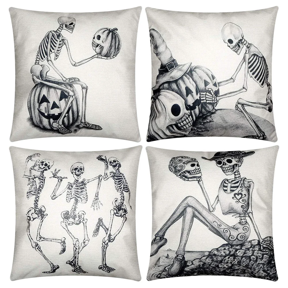 

4PCS Pillowcase Sturdy Prime Pillowcase for Sofa Home