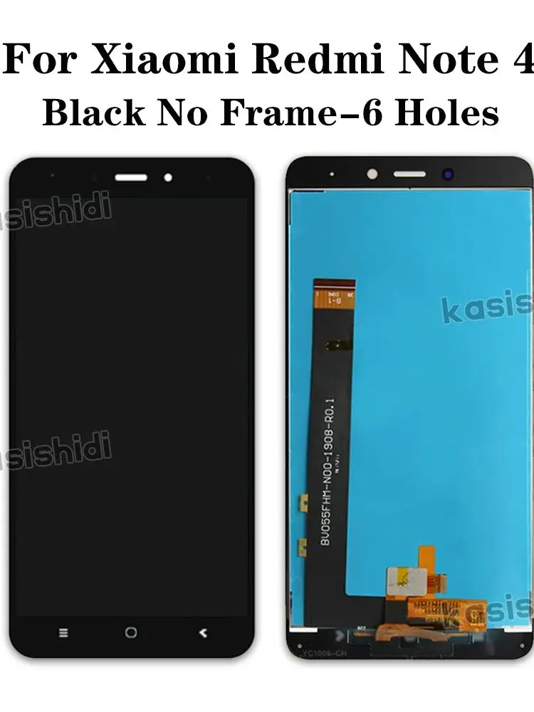 5 5-дюймовый ЖК-дисплей Для Xiaomi Redmi Note 4 Глобальная Версия Snapdragon 625