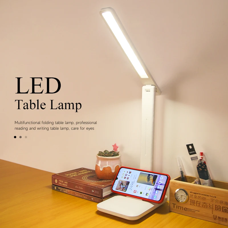 

Desk Lamp USB Touch Control Table Lamp Eye Protection Night Light For Office Study Reading Stepless Dimmable Writing Lamp Gift