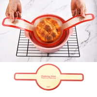long handles silicone baking mat for dutch oven bread baking bread baking supplies eco friendly alternative for parchment paper