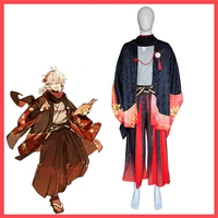 game genshin impact kaedehara kazuha cosplay costume kimono uniforms party role play clothing