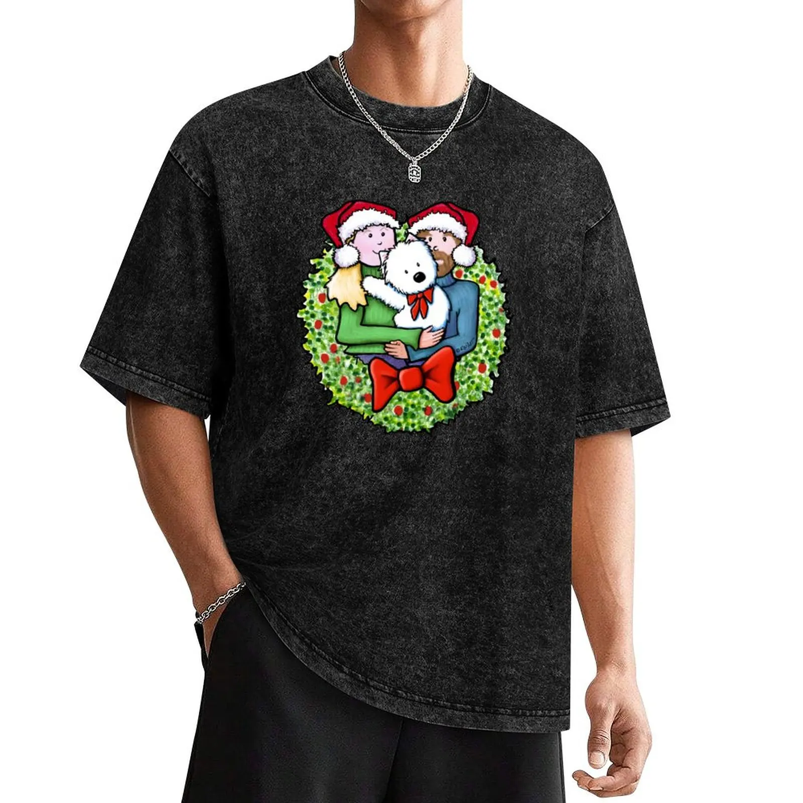 KiniArt Christmas Baby Makes Three футболка