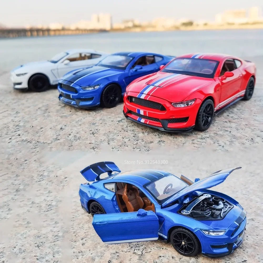 Модель автомобиля Ford Mustang Shelby GT350 модель игрушка с высокой симуляцией суперкар из