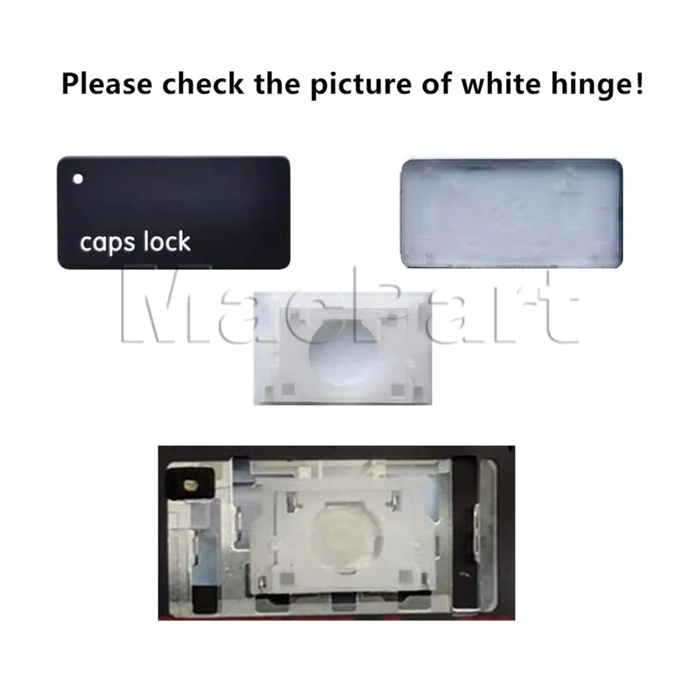 Замена отдельной клавиши Caps Lock типа AP08 и петля для MacBook Pro/Air модели A1425 A1502 A1398 A1369 A1466 A1370 A1465.