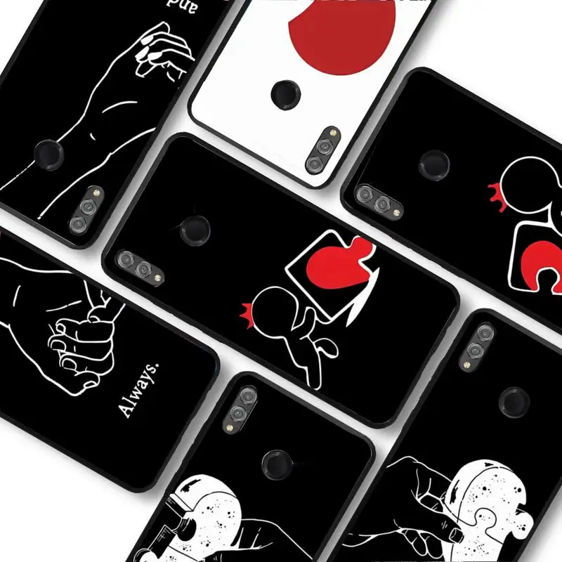 

Forever Always Couple Phone Case For Huawei honor 10Lite 10i 20 8x 10 Funda for Honor 9lite 9xpro