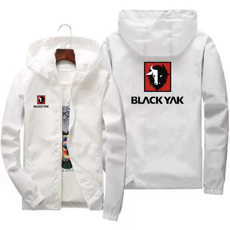 

BLACKYA Men's New Casual Brand Windbreaker Jacket Men's Thin Outdoor Mountaineering Fishing Jacket Flight Jacket Large S-7XL