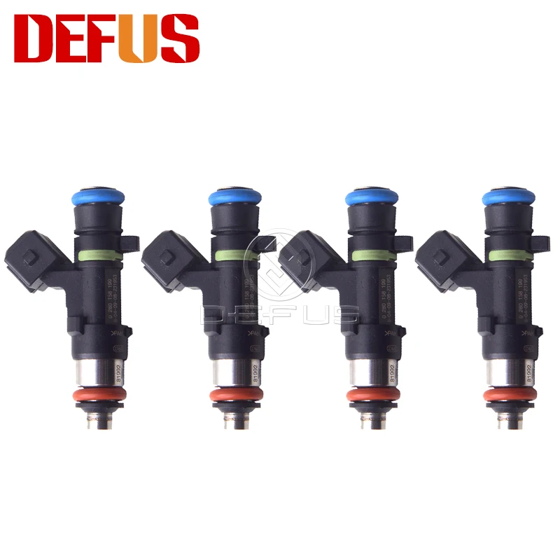 

4x топливный инжектор 0280158199 для Fiat Bravo 2 1,4 бензиновый автомобильный двигатель Форсунка 028 015 8199 инжекторы