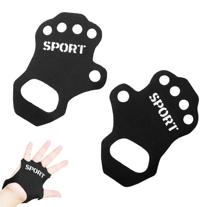 

Gym Palm Grips Fitness Grips Gloves Rubber Padded For Palm Protection Kettlebell Weightlifting Gymnastics Palm Protector For Gym