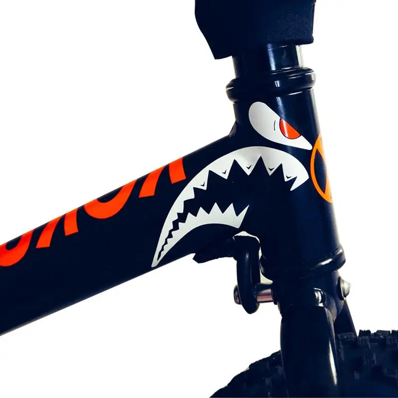 

Декоративная наклейка на велосипедную раму, MTB, голова акулы, наклейки для труб, водонепроницаемая, солнцезащитная, термостойкая, украшение для велосипеда