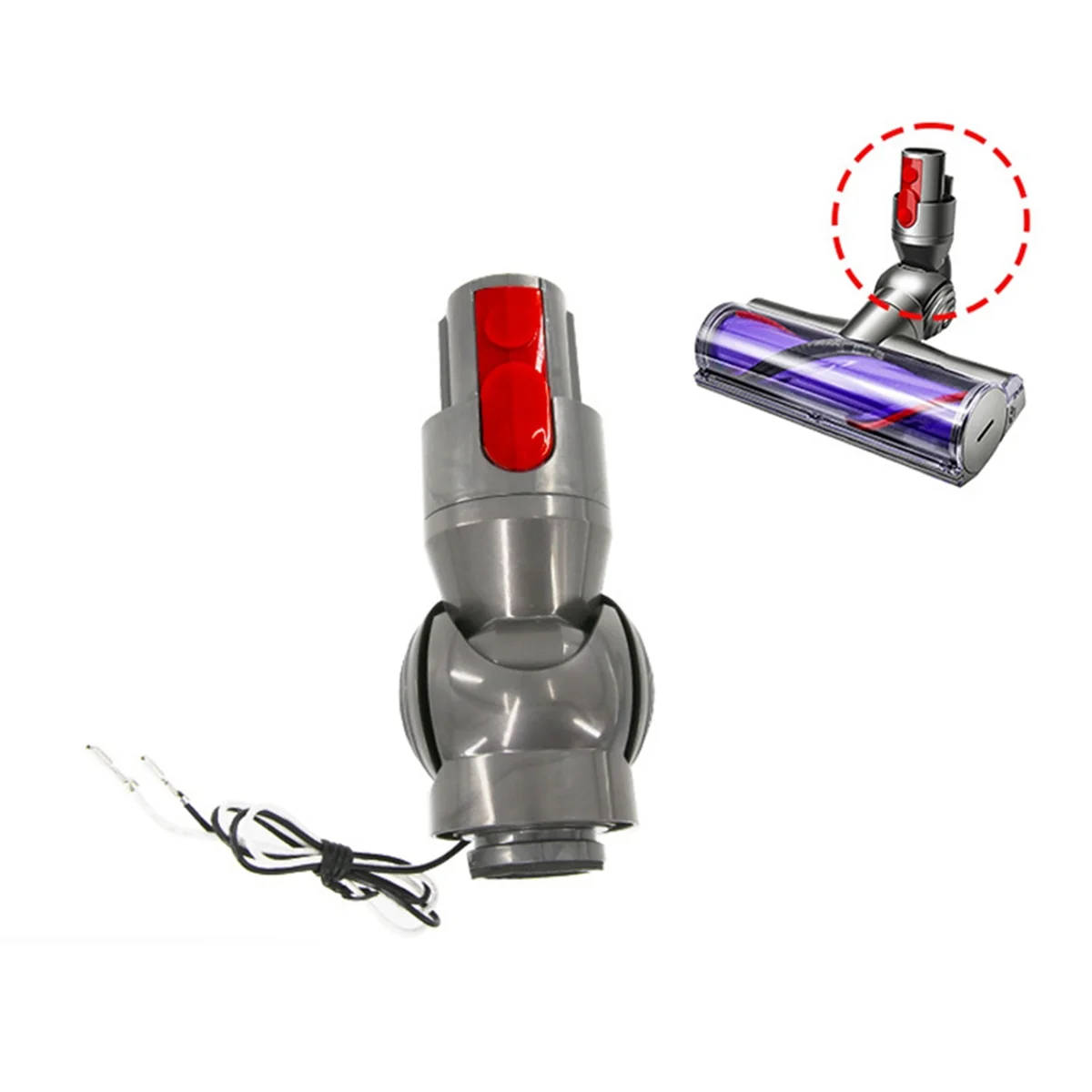 For Dyson V8 V10 Floor Brush Replace Accessories Connector Vacuum Cleaner Direct Drive Head Connection