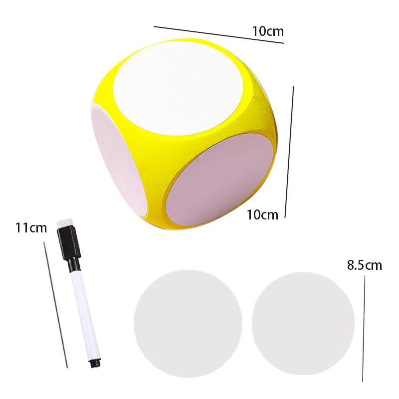 

Пустые пенопластовые Кубики-пазлы EVA, свободно рисоваемые кубики для белой доски, стираемые кубики «сделай сам», обучающая игрушка для всей семьи, искусственные игры, инструмент
