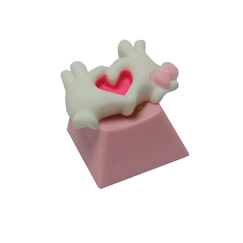 

1PC Durable Original PBT Keycaps OEM Profile R4 Cute Heart Keycap Replacement for Mechanical Keyboard Lovely Keycap