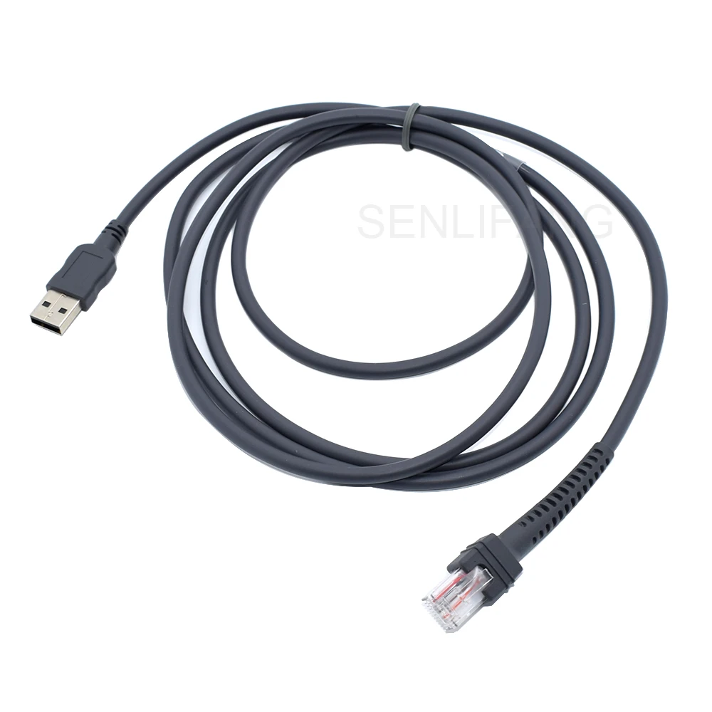 Фото Новинка, USB-кабель для передачи данных 2 м, сканер штрих-кодов LS1203 LS2208 LS4208 LS4278 LS3008 DS9208 DS6707 DS6708 №2