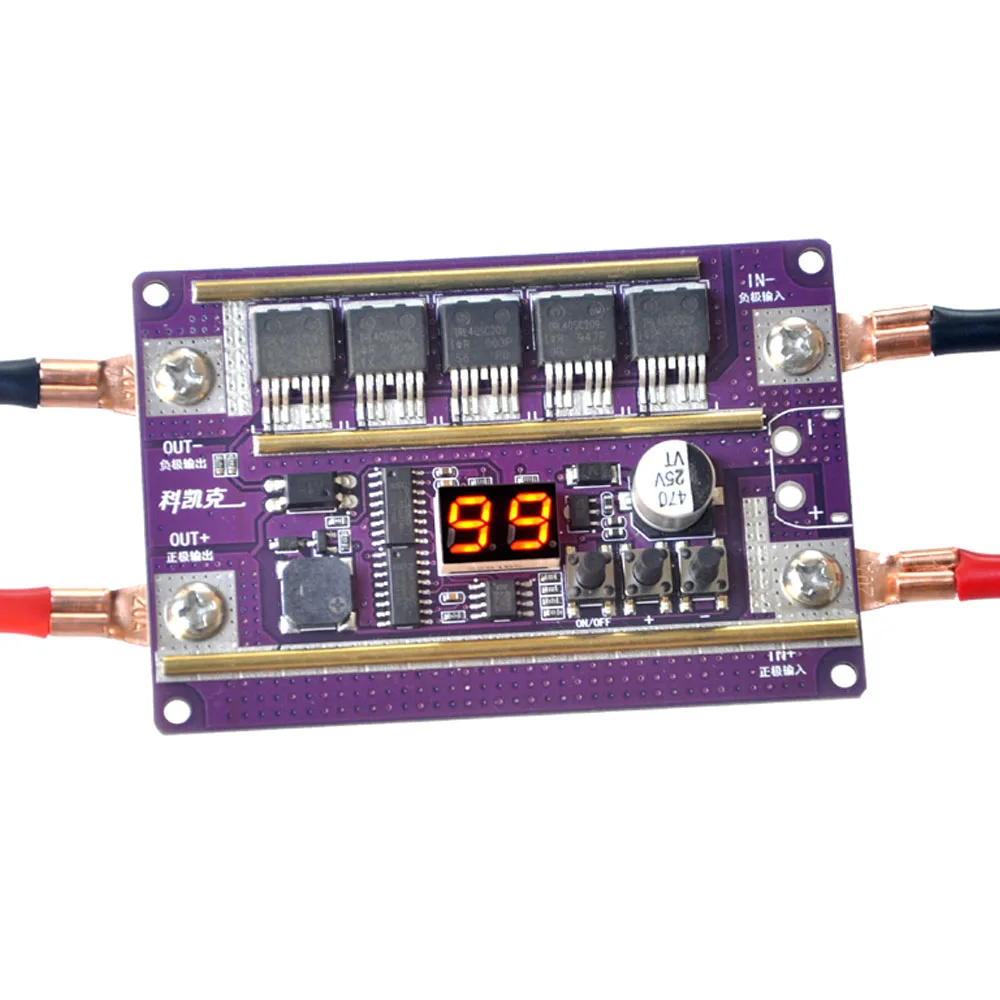 

99 Gears of Power Adjustable Mini Spots Welding Machine Control Board For Welding 18650 Battery and 0.05-0.3mm Nickel Sheet