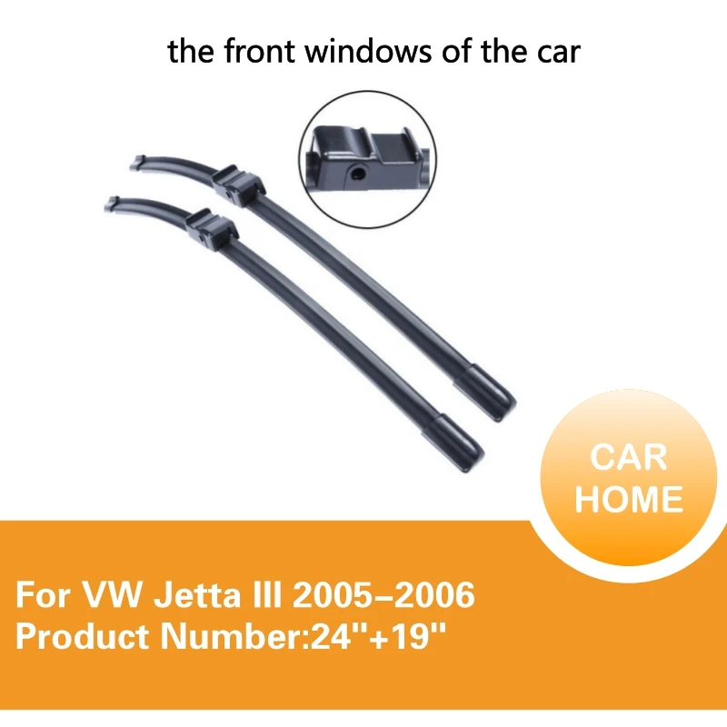 

Автомобильные аксессуары щетки стеклоочистителя для VW Jetta III 2005-2006 24 ''+ 19'' комплект резиновых щетки для лобового стекла