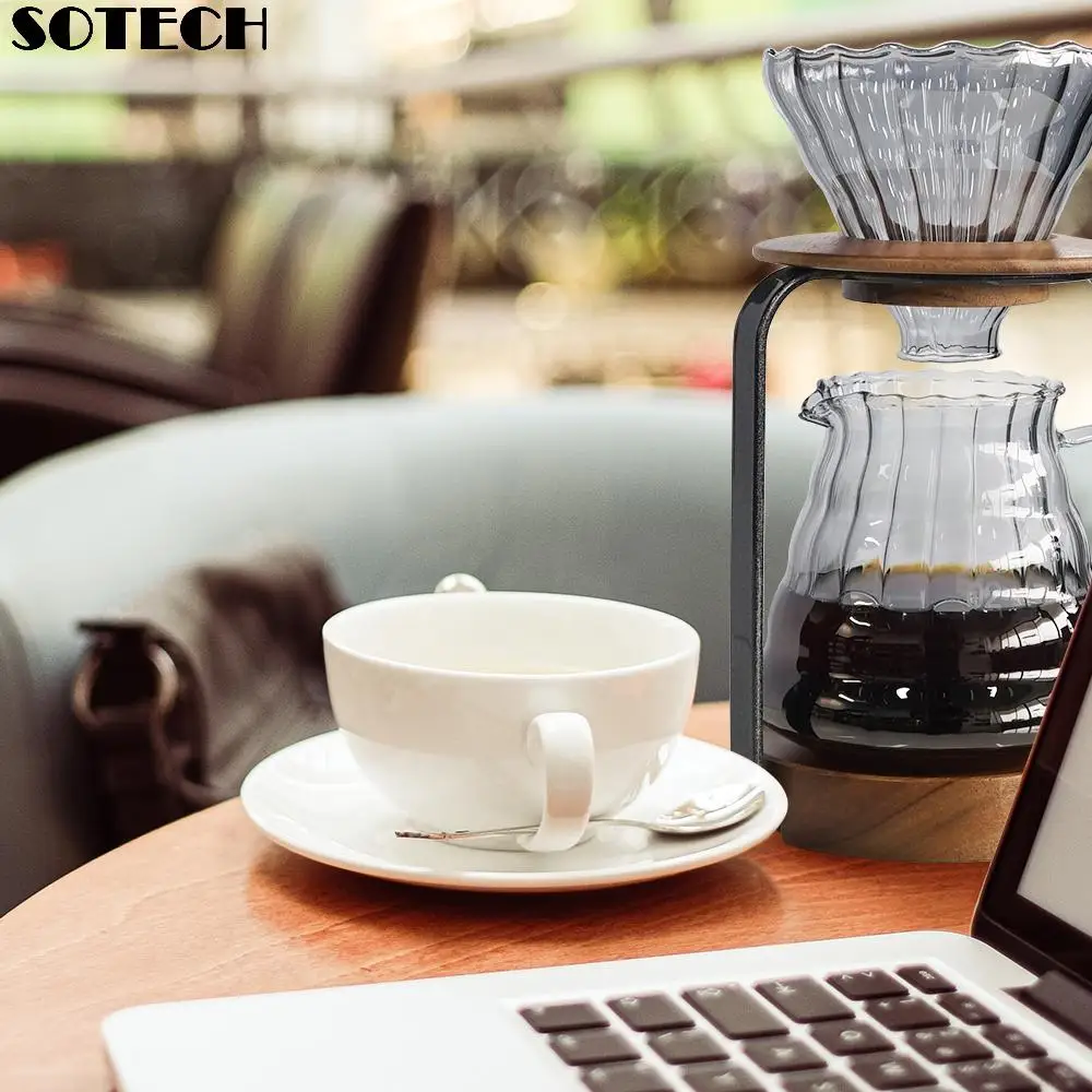 Подставка для капельницы кофе набор кофеварки со стеклянной капельницей