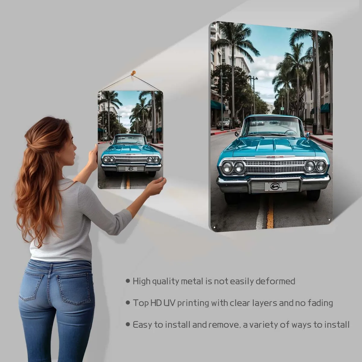 1964 металлическая вывеска Chevrolet Impala SS автомобильный постер современное украшение