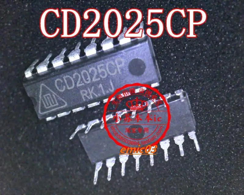 

5 шт. CD2025CP CD2025HCP 2025 DIP16