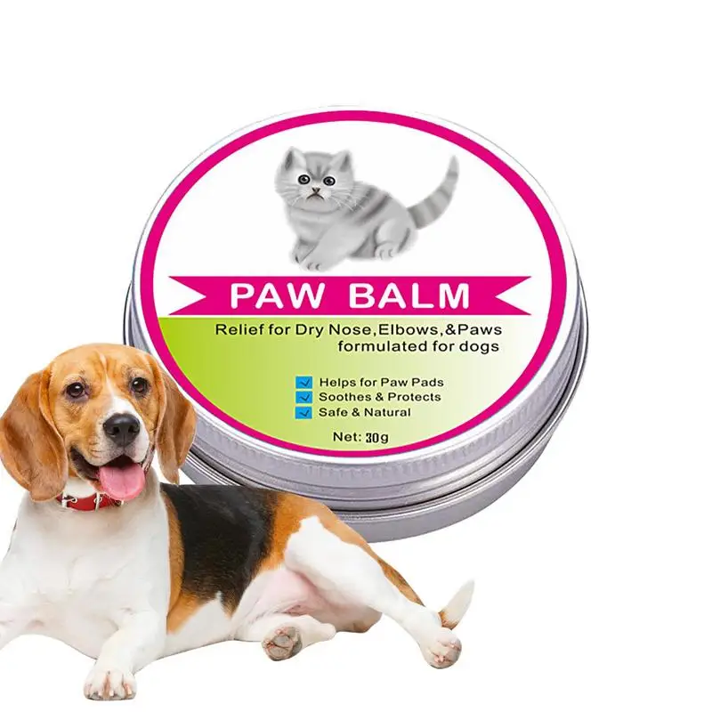 

Dog Paw Wax Pets Nose Elbow Cream Wax Butter Effective & Safe 30g Natural Paw Pad Lotion Repairs Moisturizes Dry Noses For Dogs