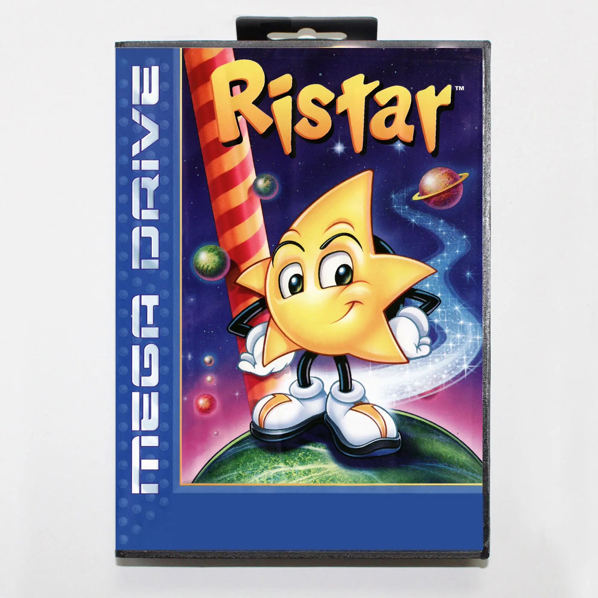 Игровая карта Ristar MD с европейской коробкой для 16-битной системы Sega Megadrive Genesis