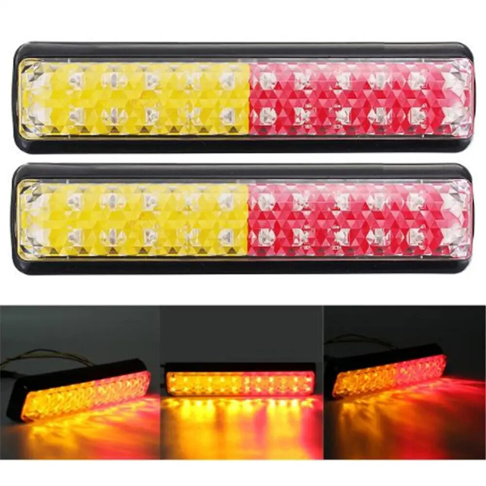 

2x Trailer Lights LED Tail Lights Truck Ute Caravan Indicator 12V 24V Lamp Stop