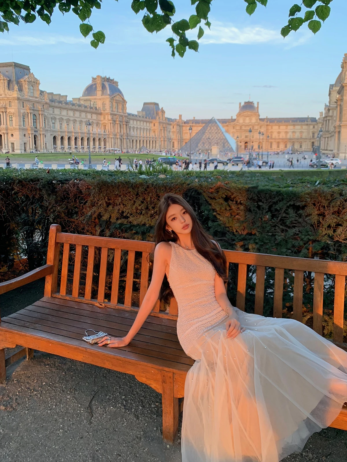 Good Morning Fan Upscale Birthday Dress Series Heavy Industry Flower Embroidery/Beads Guest dresses Women Autumn