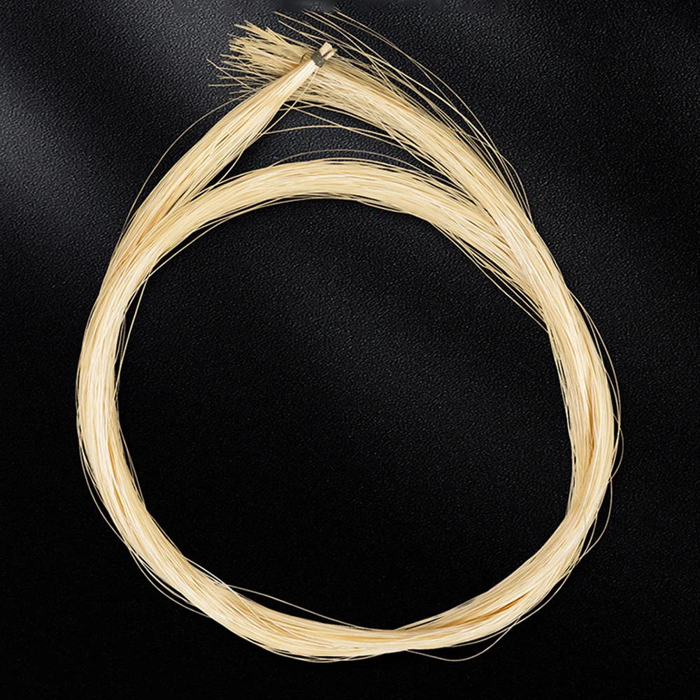 

1 Hank Violin Bow Horse Hair Unbleached Replacement Violin Bow Hair Violin Bow Horsehair Violin Bow Hair for 4/4 Bow