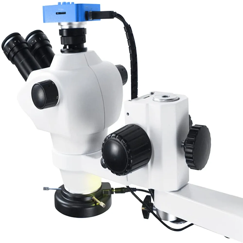 Стоматологический микроскоп стерео зум с гибкой рукояткой для