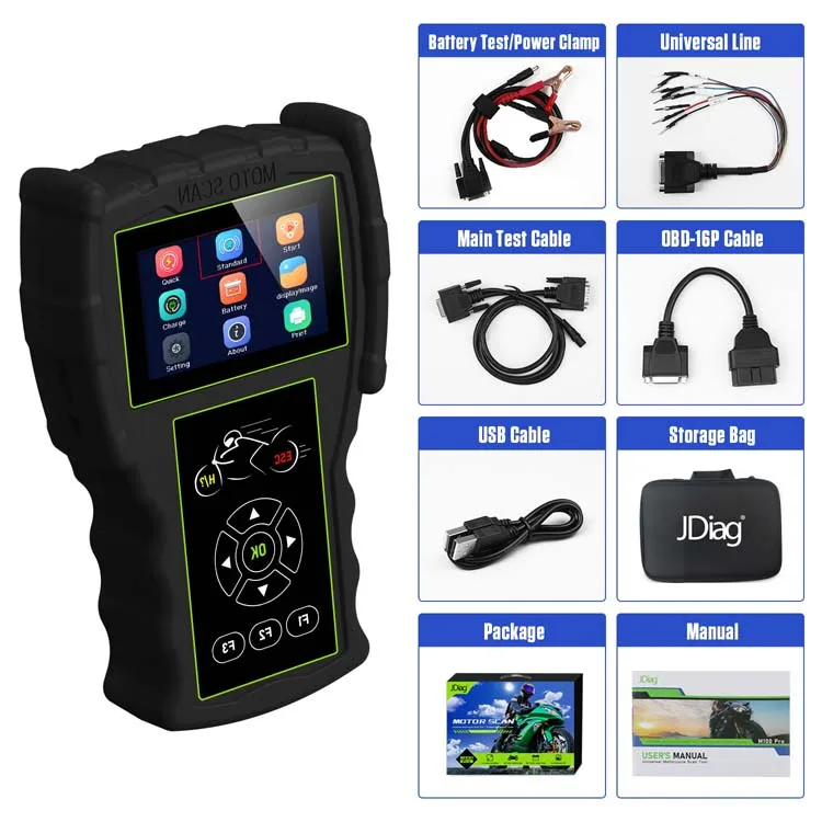 Диагностический сканер 2023 для мотоцикла D87 D88 функциональный диагностический
